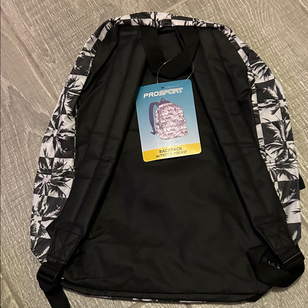 Monochrome Patterned Men's Backpack - Picture 2 of 3